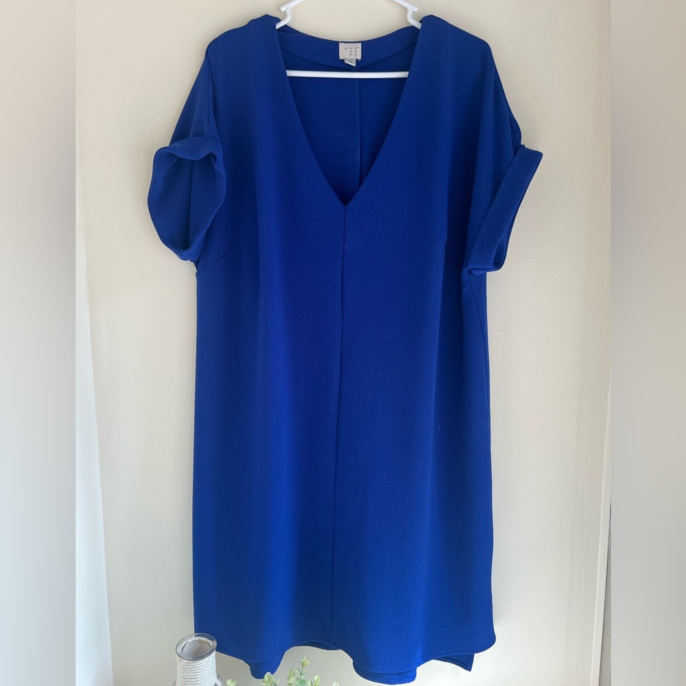 A New Day XXL Blue Shift Dress